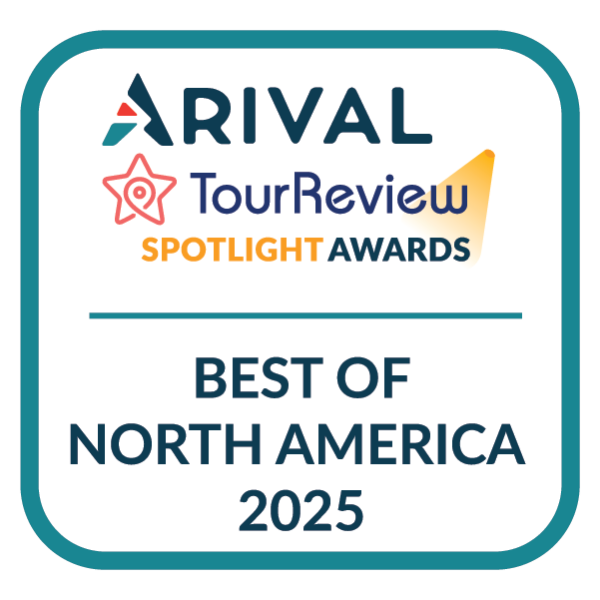 Arival TourReview Spotlight Awards, Best of North America 2025 badge.