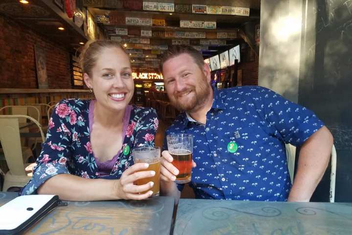 a person sitting at a table