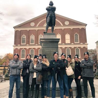 Sam Adams statue in Boston