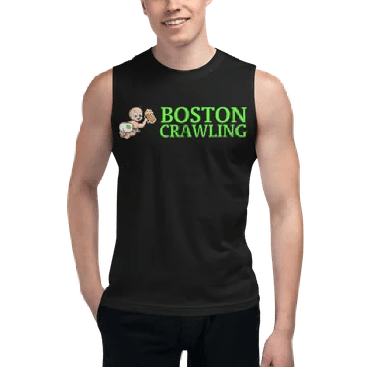 a person standing posing for the camera